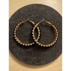NEW Lia Sophia Kiam Family Jenny 1.5” Hoop Earrings